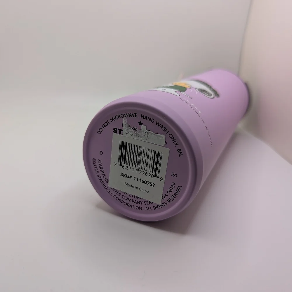 Starbucks Asia lavender 16oz Snoopy Tumbler BNWT